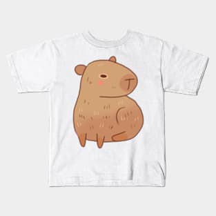 Cute Capybara art Kids T-Shirt